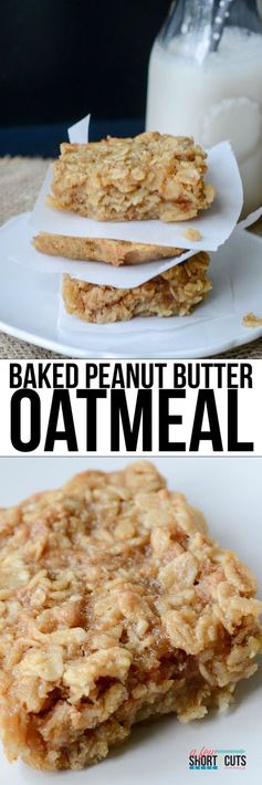 Baked Peanut Butter Oatmeal