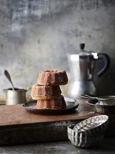 Banana Chocolate Chip Mini Bundt Cakes