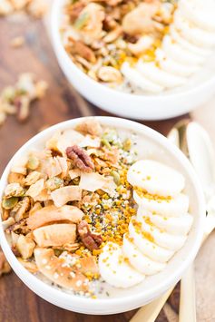 Banana Cream Pie Smoothie Bowl