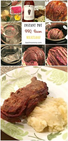 BBQ Bacon Meatloaf (Instant Pot