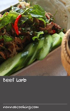 Beef larb