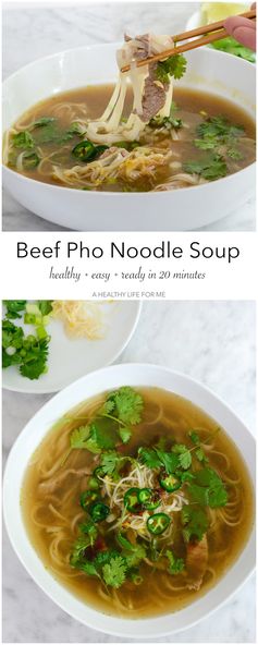 Beef Pho Noodle Soup