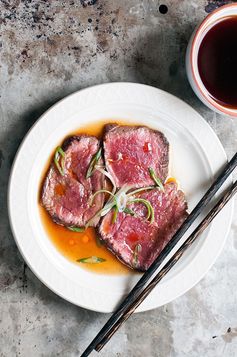 Beef Tataki with Ponzu Sauce