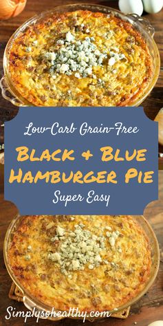 Black and Blue Hamburger Pie