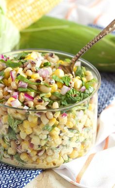 Black-Eyed Pea and Corn Salad with Spinach