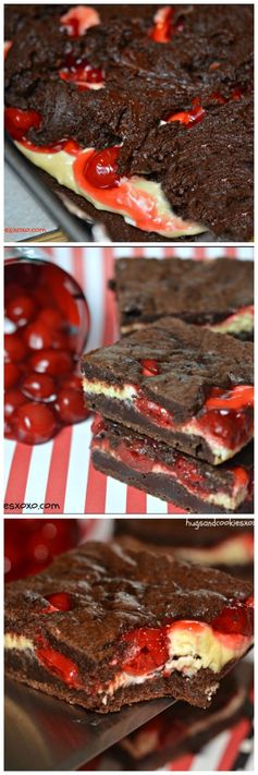 Black Forest Cheesecake Brownies