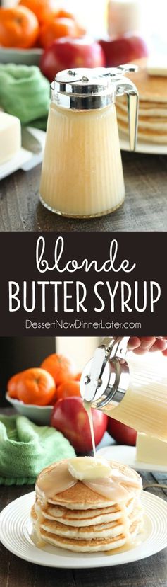 Blonde Butter Syrup