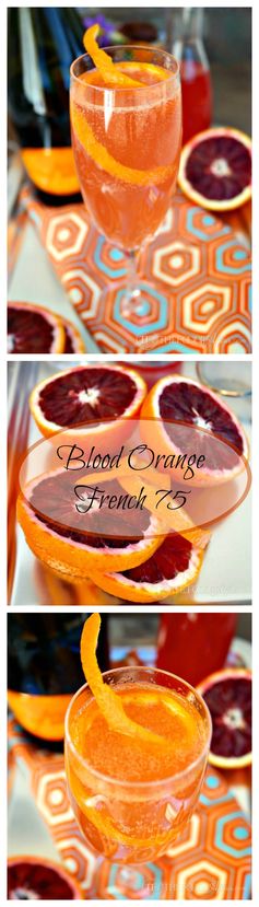 Blood Orange French 75