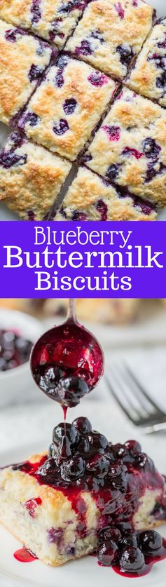 Blueberry Buttermilk Biscuits