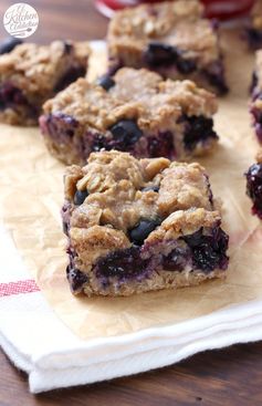 Blueberry Oat Snack Bars