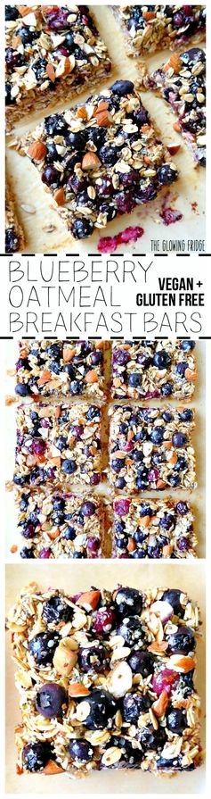 Blueberry Oatmeal Breakfast Bars