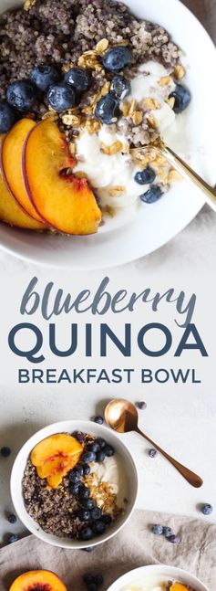 Blueberry Quinoa Breakfast Bowls