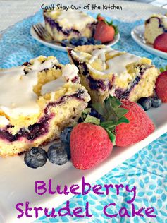 Blueberry Strudel Cake