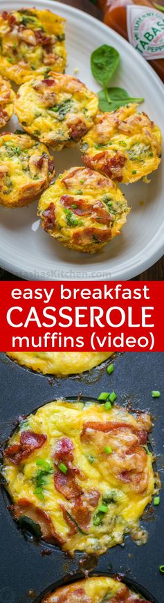 Breakfast Casserole Muffins (VIDEO