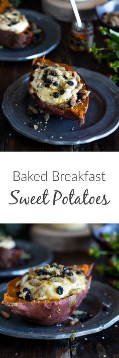 Breakfast Sweet Potatoes with Yogurt