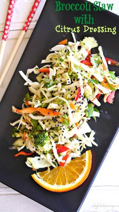 Broccoli Slaw with Citrus Dressing