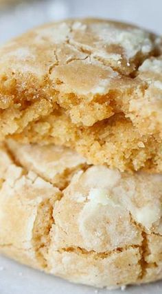 Brown Butter Cinnamon Crinkle Cookies