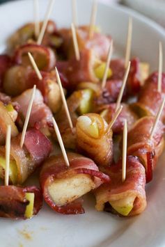 Brown Sugar Bacon Wrapped Apples