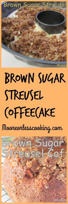 Brown sugar streusel coffee cake