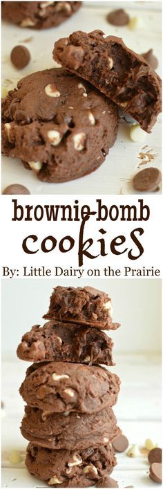 Brownie Bomb Cookies