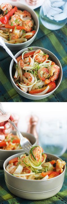 Cajun Garlic Shrimp Noodle Bowls