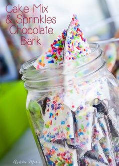 Cake Batter & Sprinkles Bark