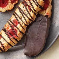Candied Cherry and Almond Biscotti