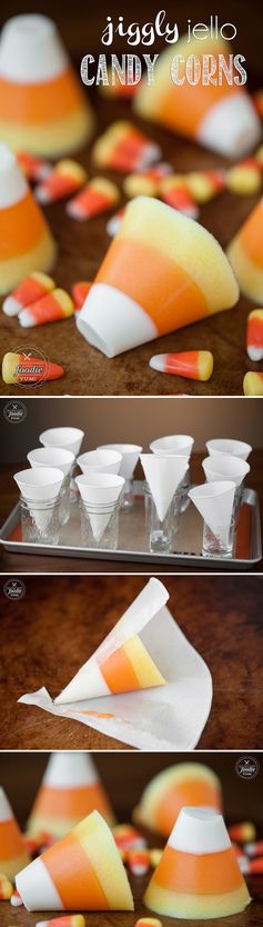 Candy Corn Jello Shots