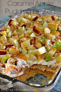 Caramel Apple Pudding Dessert