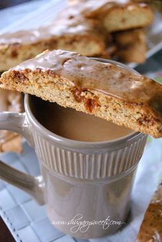 Caramel Macchiato Biscotti