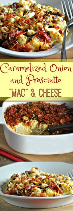 Caramelized Onion and Prosciutto Mac and Cheese