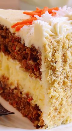 Carrot Cake Cheesecake Cake ~ Bakery Style