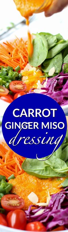 Carrot ginger miso dressing