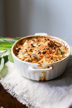 Cauliflower Gratin with Garlic and Sage