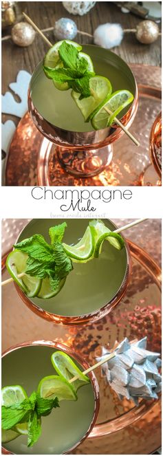 Champagne Moscow Mule