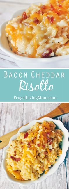 Cheddar Bacon Risotto