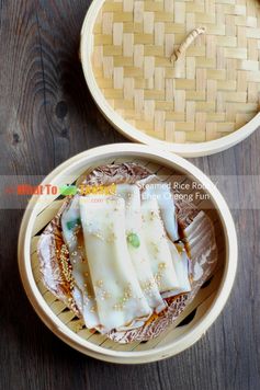 CHEE CHEONG FUN / STEAMED RICE ROLLS (8-10 rolls