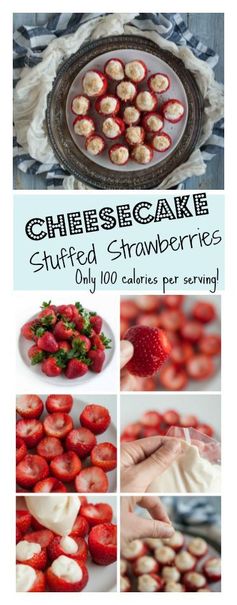 Cheesecake Stuffed Strawberries Made Healthier