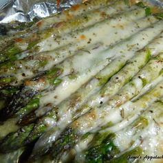 Cheesy Baked Asparagus