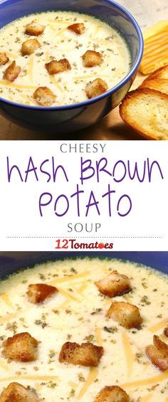 Cheesy Hash Brown Potato Soup