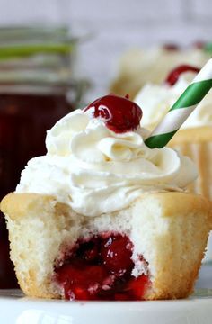 Cherry Pie Cupcakes