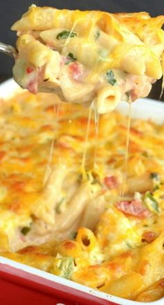 Chicken Bacon Ranch Pasta Bake