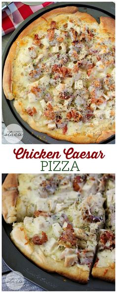 Chicken Caesar Pizza