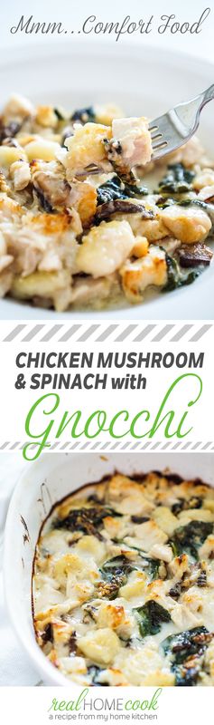 Chicken Mushroom and Spinach with Gnocchi