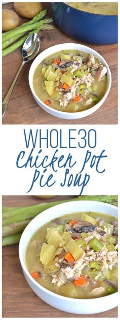 Chicken Pot Pie Soup (Whole30