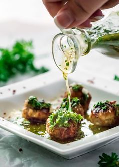 Chimichurri Meatballs