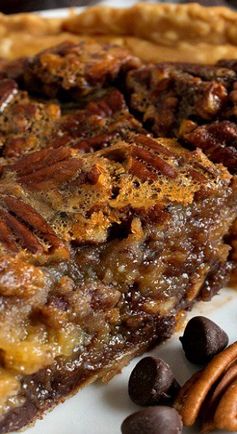 Chocolate Bourbon Pecan Pie