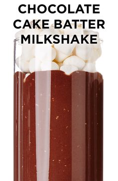 Chocolate Cake Batter Milkshake