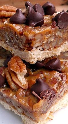 Chocolate Caramel Pecan Bars