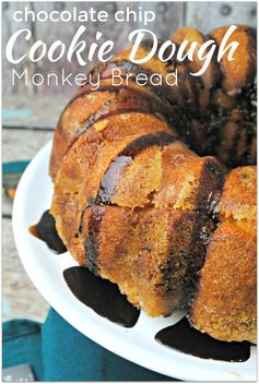 Chocolate Chip Cookie Dough Monkey Bread